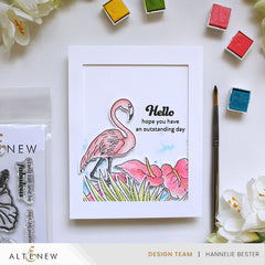 Stamp & Die Bundle Flowers And A Flamingo
