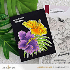 Stamp & Die Bundle Flowers And A Flamingo