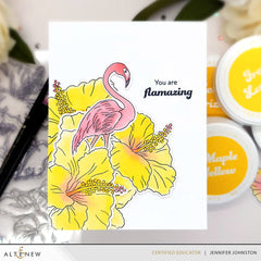 Stamp & Die Bundle Flowers And A Flamingo