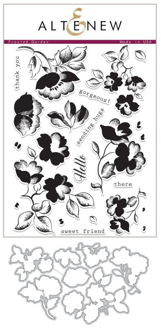 Stamp & Die Bundle Frosted Garden