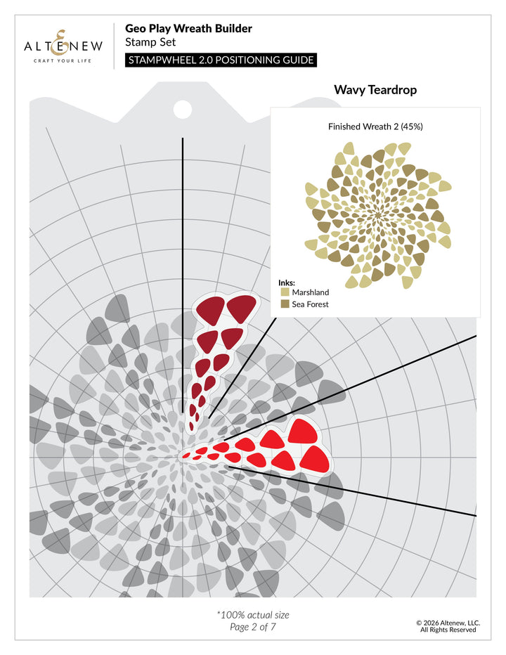 Stamp & Die Bundle Geo Play Wreath Builder