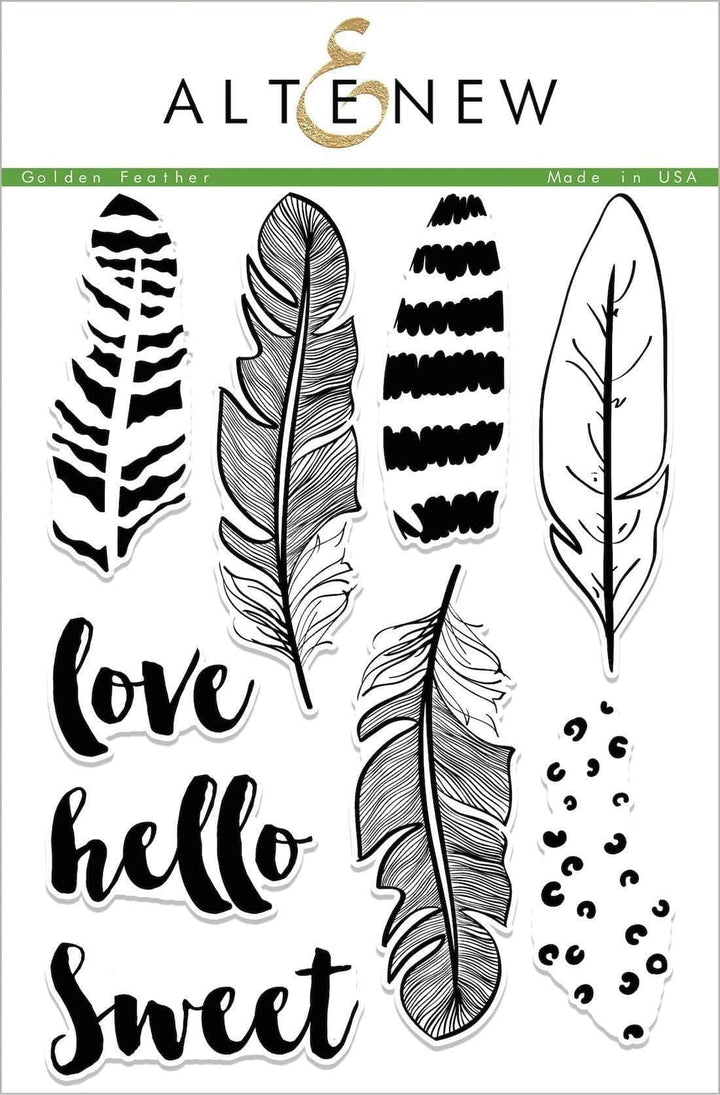 Stamp & Die Bundle Golden Feather