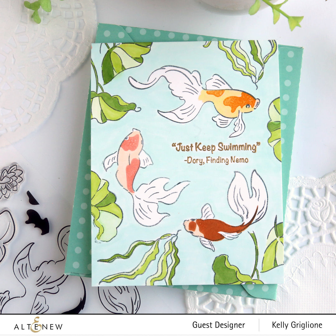 Stamp & Die Bundle Goldfish Pond