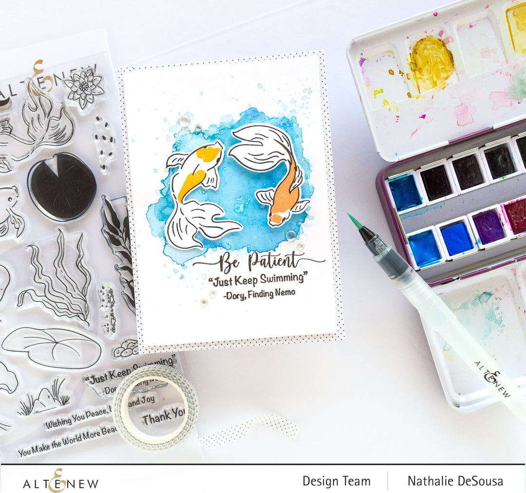 Stamp & Die Bundle Goldfish Pond