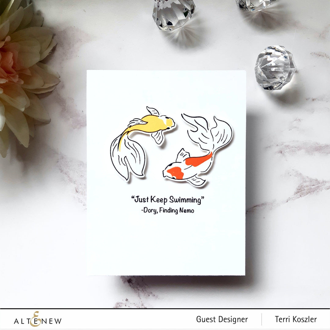 Stamp & Die Bundle Goldfish Pond