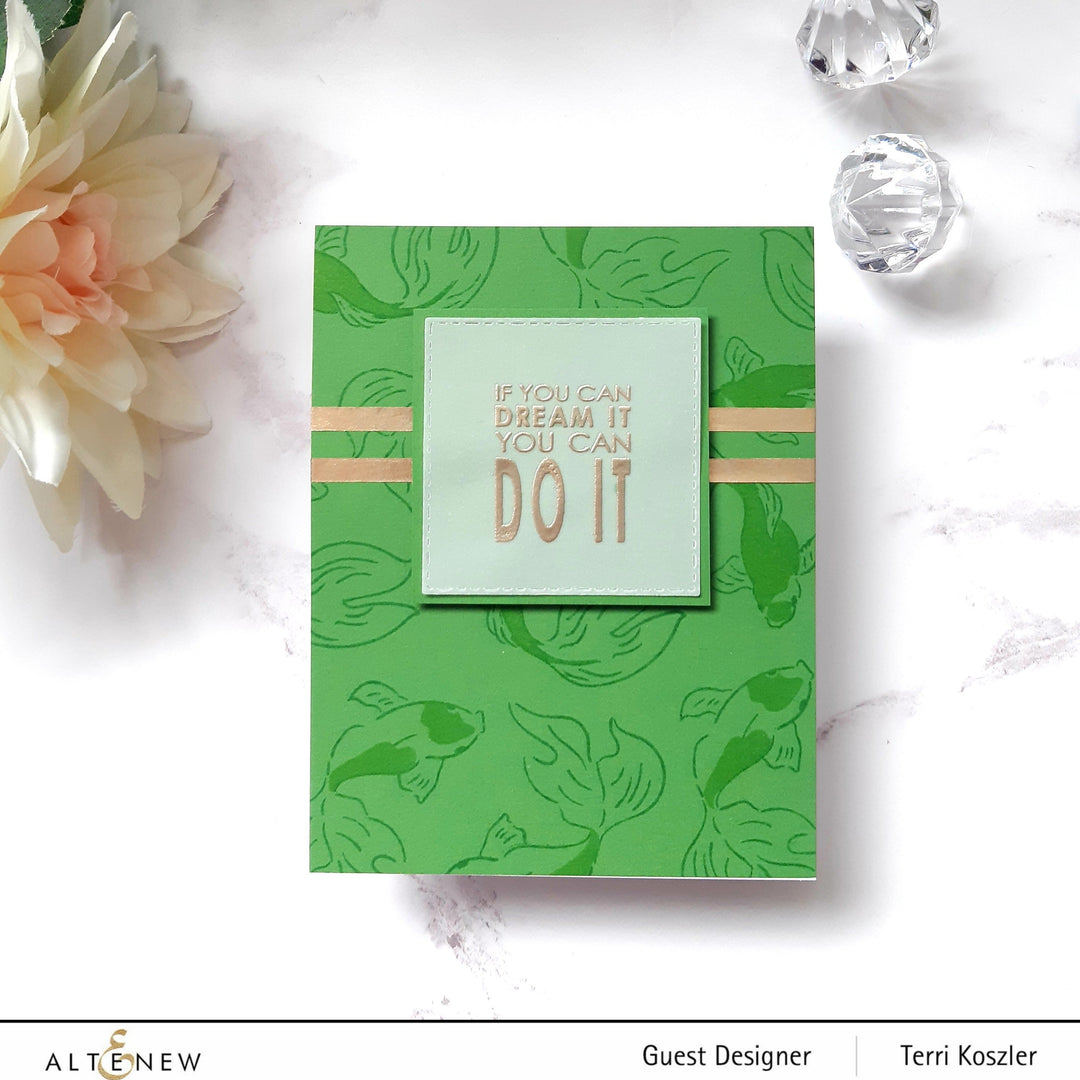 Stamp & Die Bundle Goldfish Pond