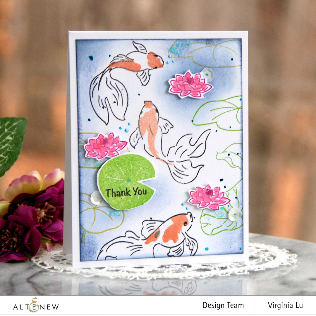 Stamp & Die Bundle Goldfish Pond