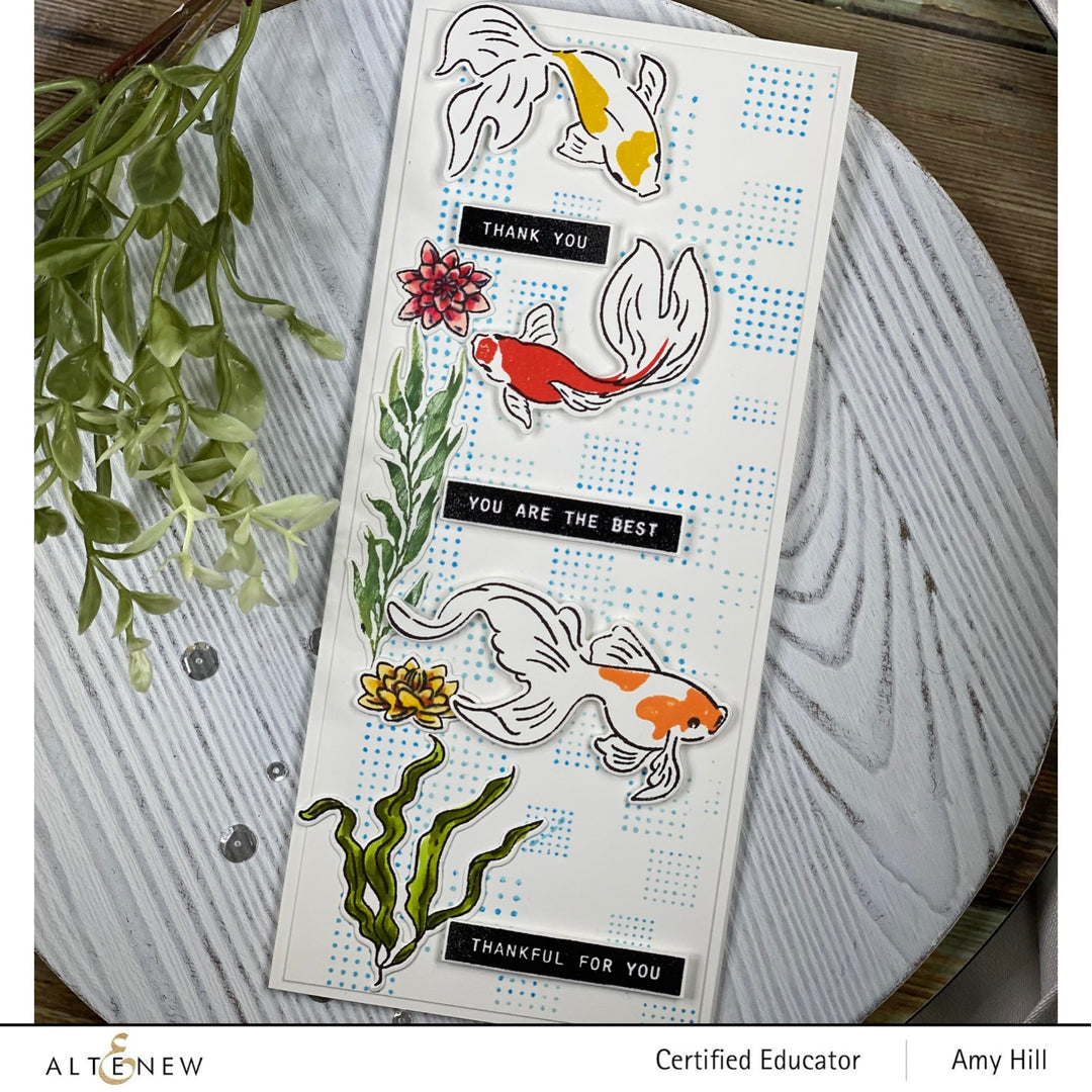 Stamp & Die Bundle Goldfish Pond