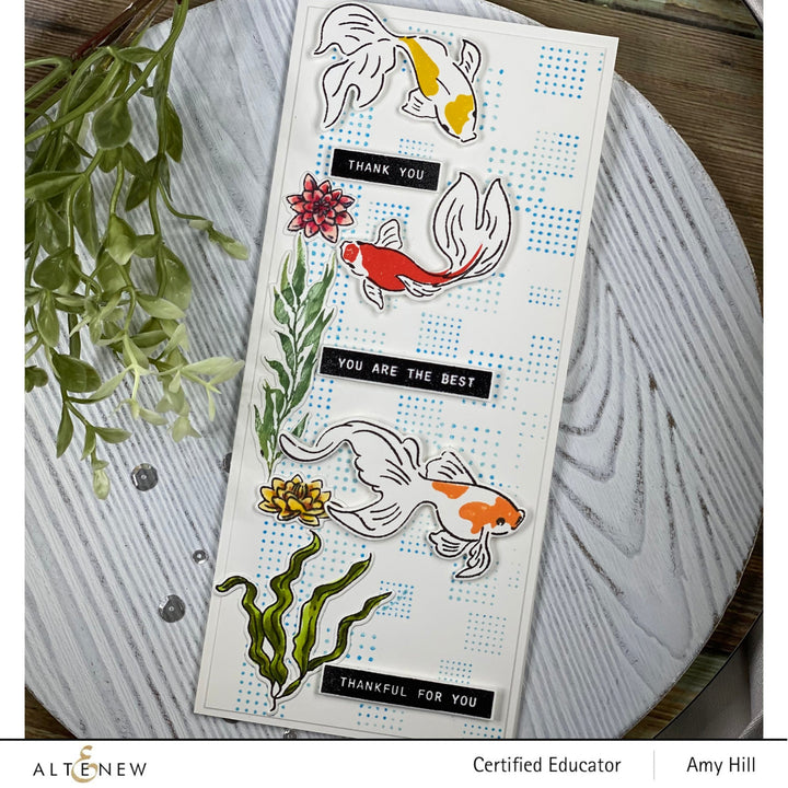 Stamp & Die Bundle Goldfish Pond