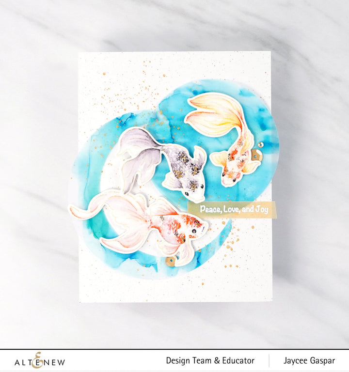 Stamp & Die Bundle Goldfish Pond