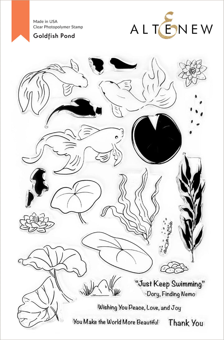 Stamp & Die Bundle Goldfish Pond