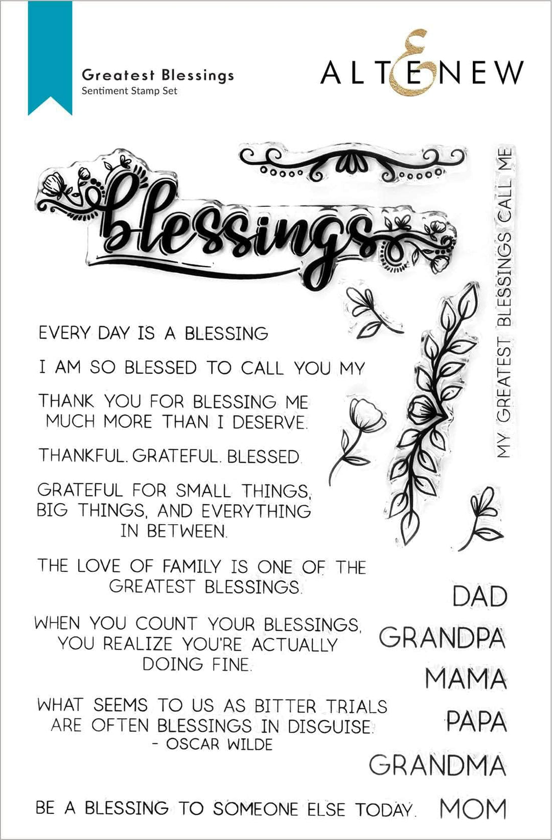 Stamp & Die Bundle Greatest Blessings