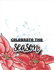 Stamp & Die Bundle Halftone Holidays Stamp & Die & Christmas Season Die Set Bundle