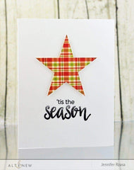 Stamp & Die Bundle Halftone Holidays Stamp & Die & Christmas Season Die Set Bundle