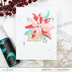Stamp & Die Bundle Halftone Holidays Stamp & Die & Christmas Season Die Set Bundle