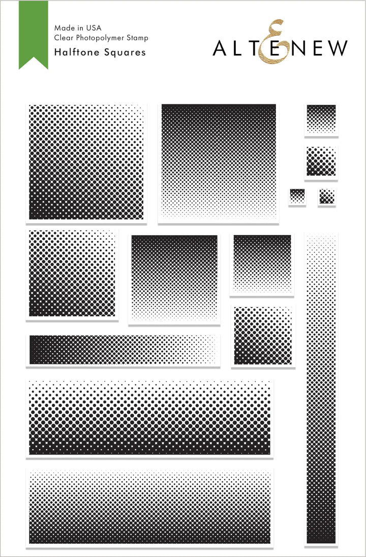 Stamp & Die Bundle Halftone Squares