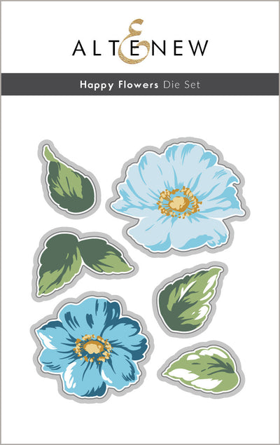 Stamp & Die Bundle Happy Flowers