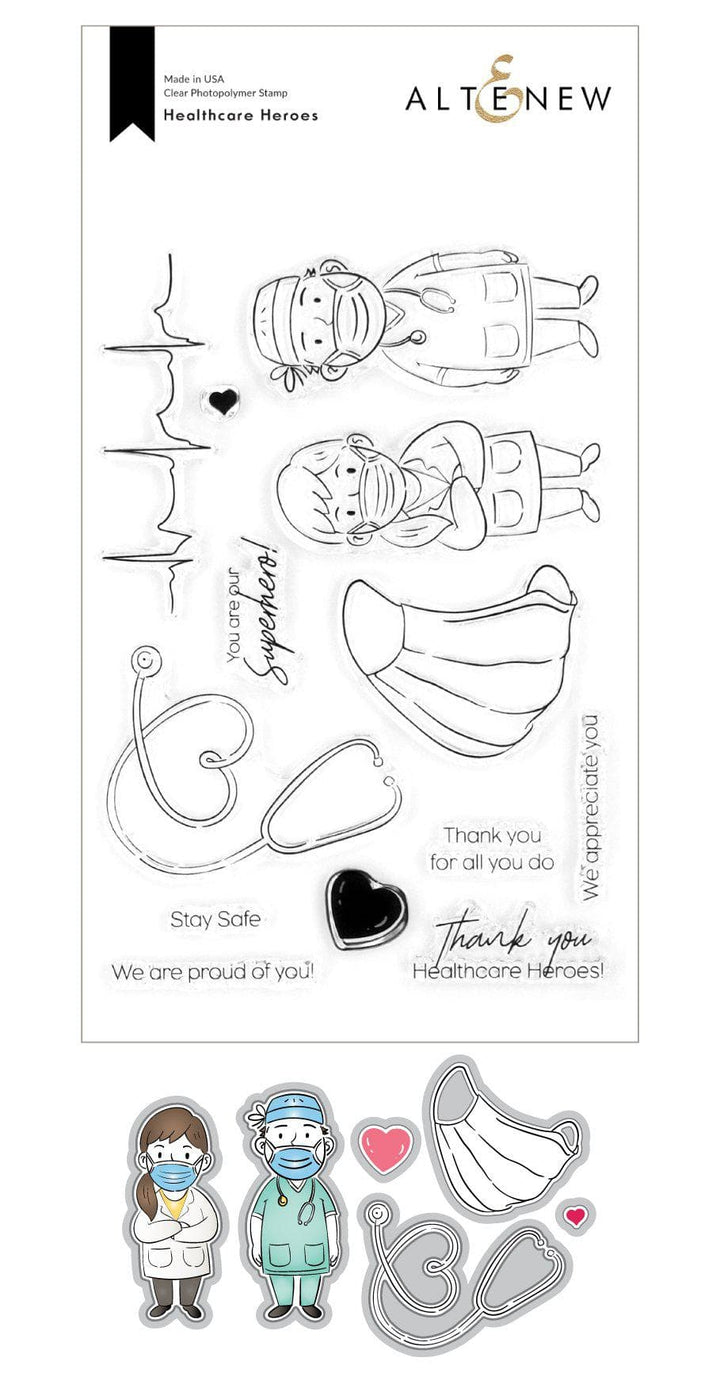 Stamp & Die Bundle Healthcare Heroes Stamp & Die Bundle