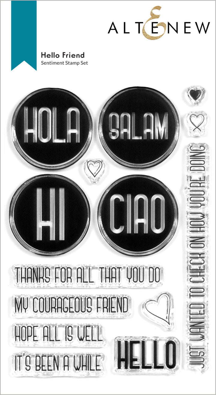 Stamp & Die Bundle Hello Friend