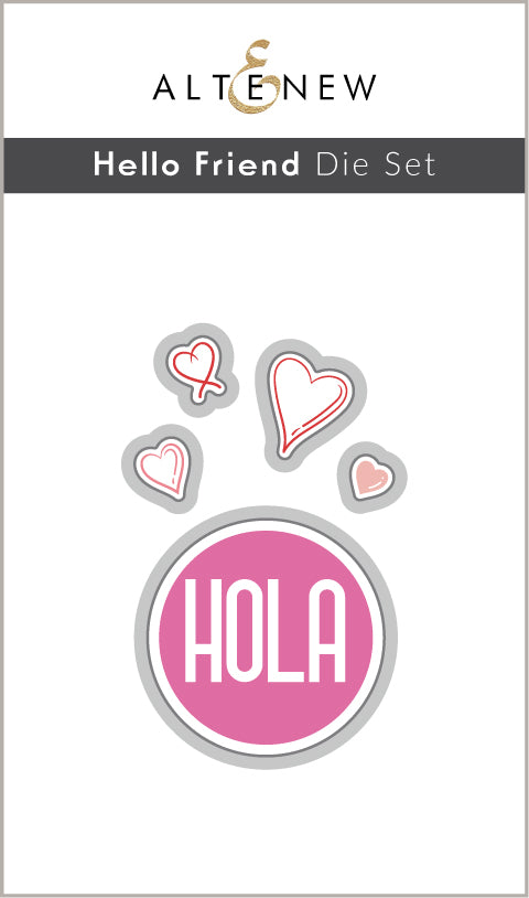 Stamp & Die Bundle Hello Friend