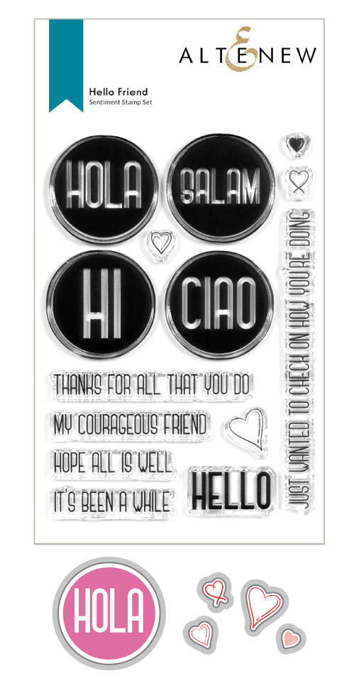 Stamp & Die Bundle Hello Friend