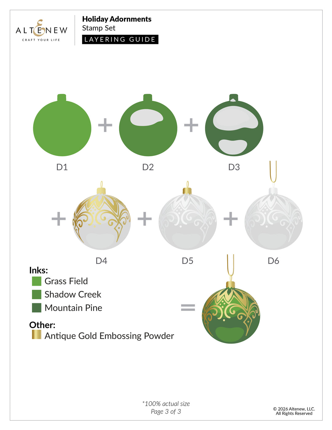 Stamp & Die Bundle Holiday Adornments