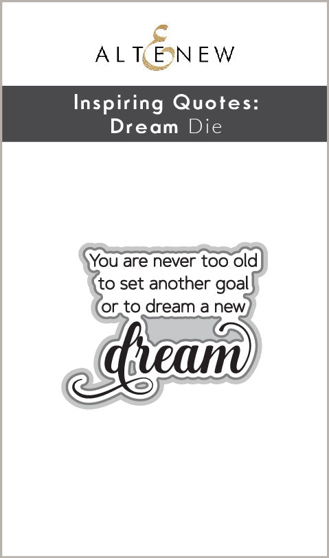 Stamp & Die Bundle Inspiring Quotes - Dream