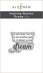 Stamp & Die Bundle Inspiring Quotes - Dream