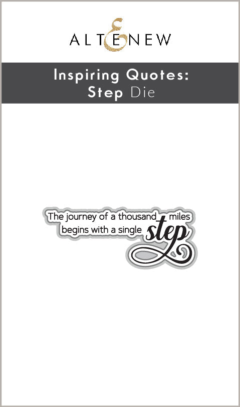 Stamp & Die Bundle Inspiring Quotes - Step