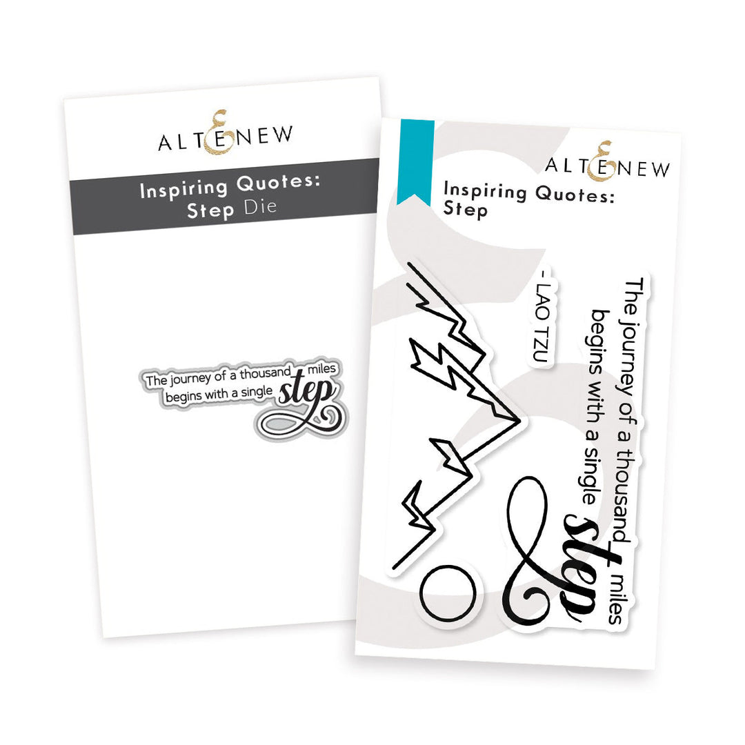 Stamp & Die Bundle Inspiring Quotes - Step