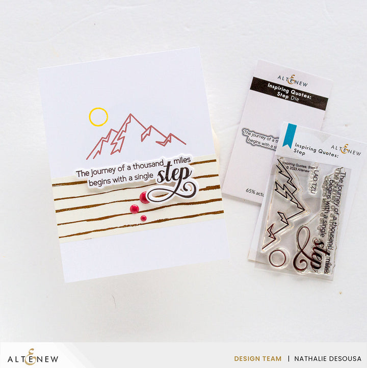 Stamp & Die Bundle Inspiring Quotes - Step