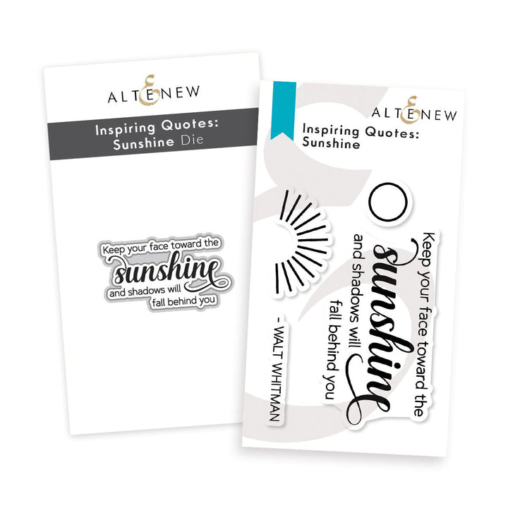 Stamp & Die Bundle Inspiring Quotes - Sunshine
