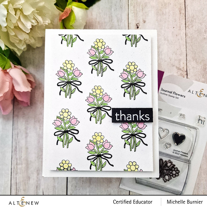 Stamp & Die Bundle Journal Flowers
