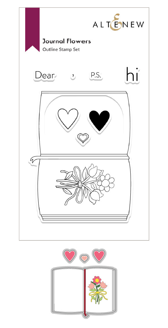 Stamp & Die Bundle Journal Flowers