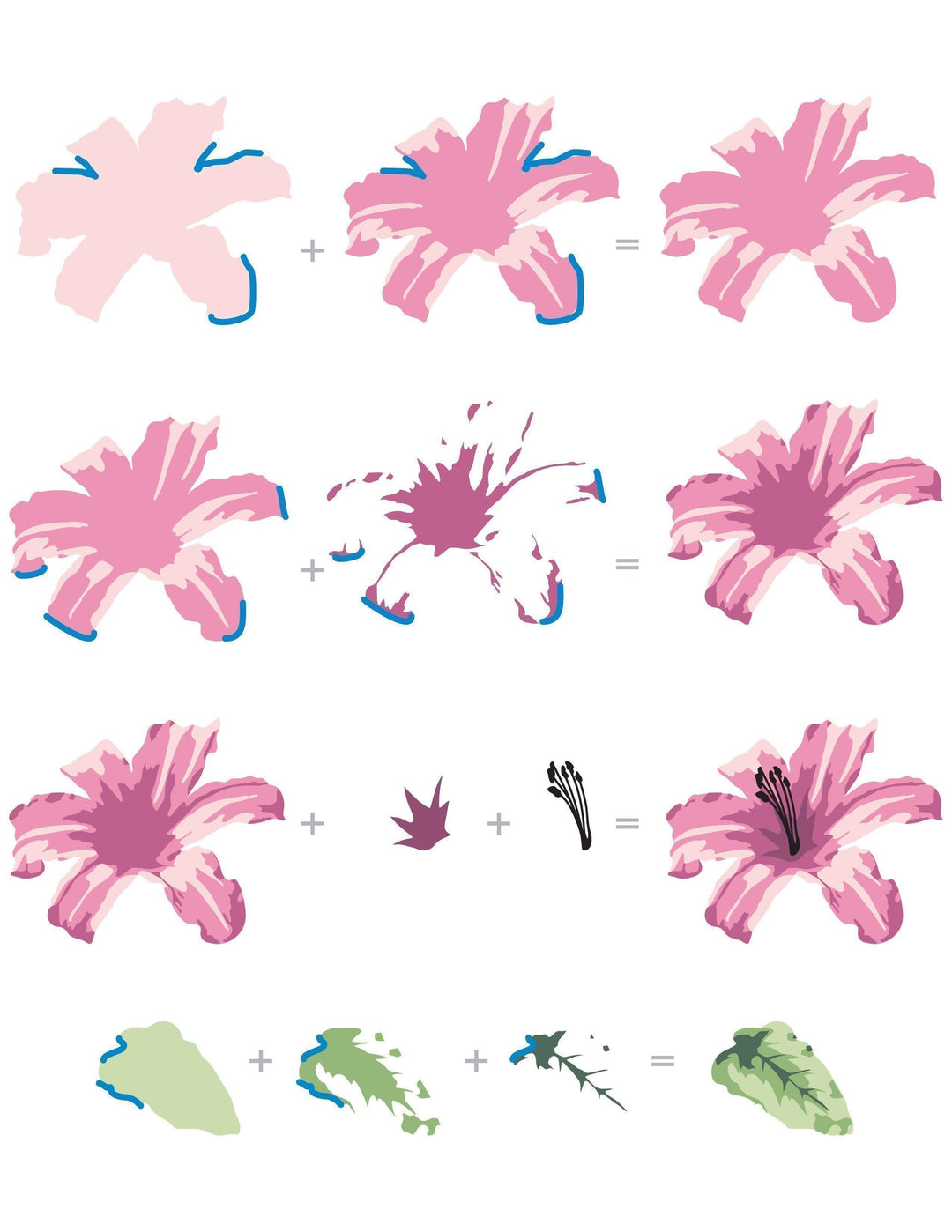 Stamp & Die Bundle Layered Lily