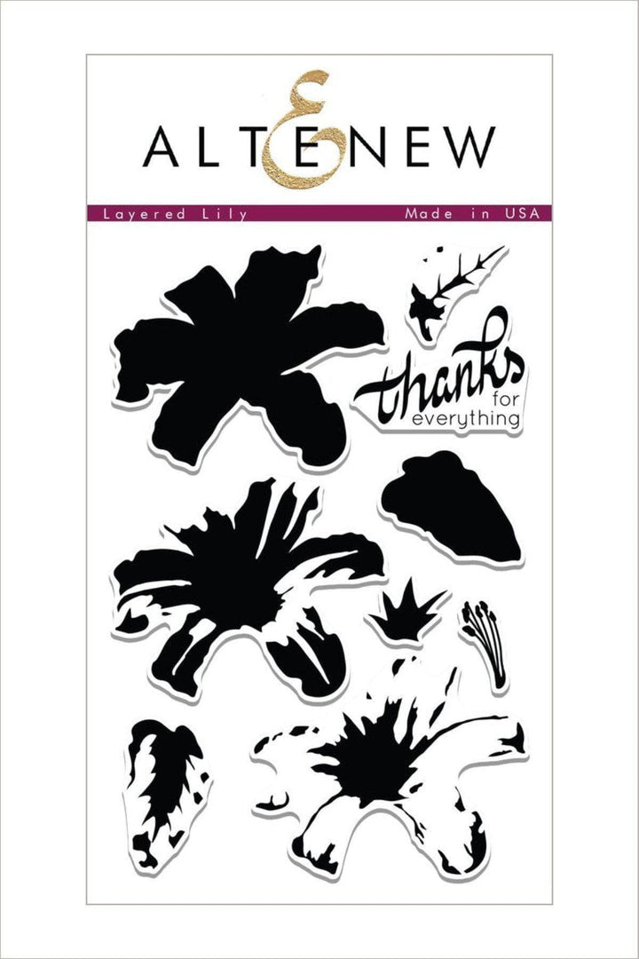 Stamp & Die Bundle Layered Lily