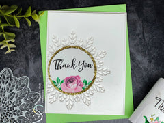Stamp & Die Bundle Leaf Medallion