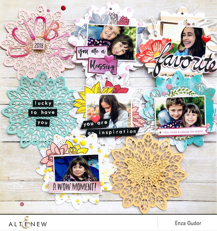 Stamp & Die Bundle Leaf Medallion
