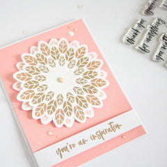 Stamp & Die Bundle Leaf Medallion