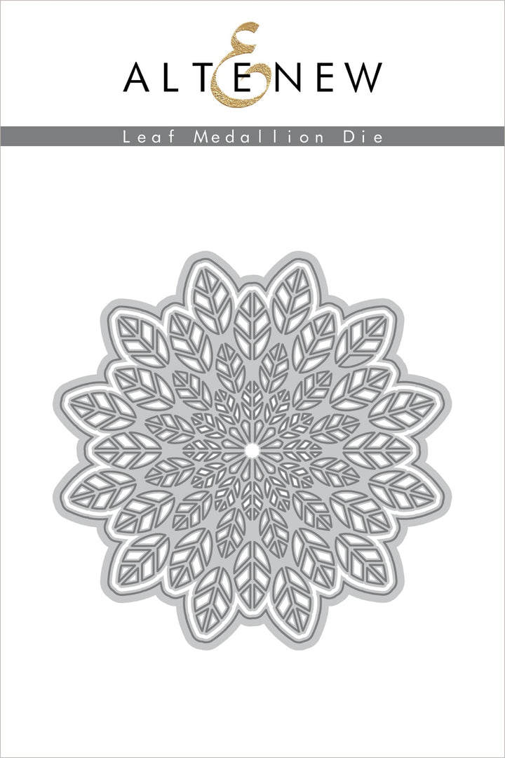Stamp & Die Bundle Leaf Medallion