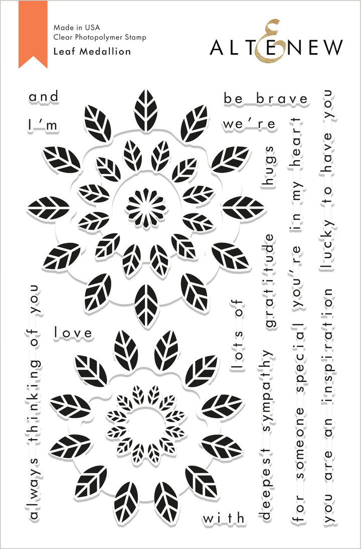 Stamp & Die Bundle Leaf Medallion