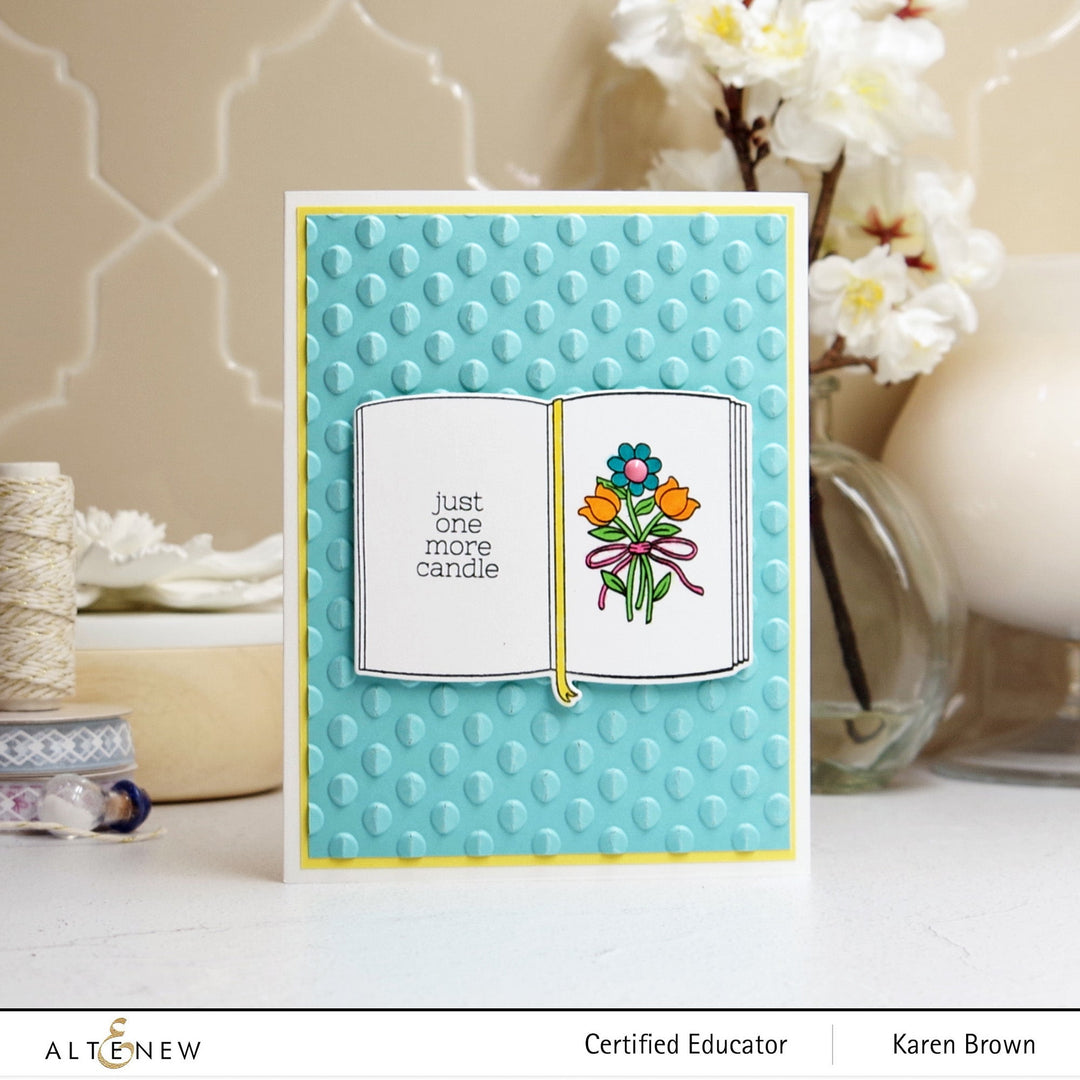 Stamp & Die Bundle Letter Flowers