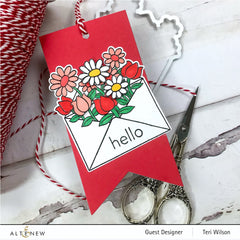 Stamp & Die Bundle Letter Flowers