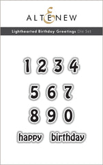 Stamp & Die Bundle Lighthearted Birthday Greetings