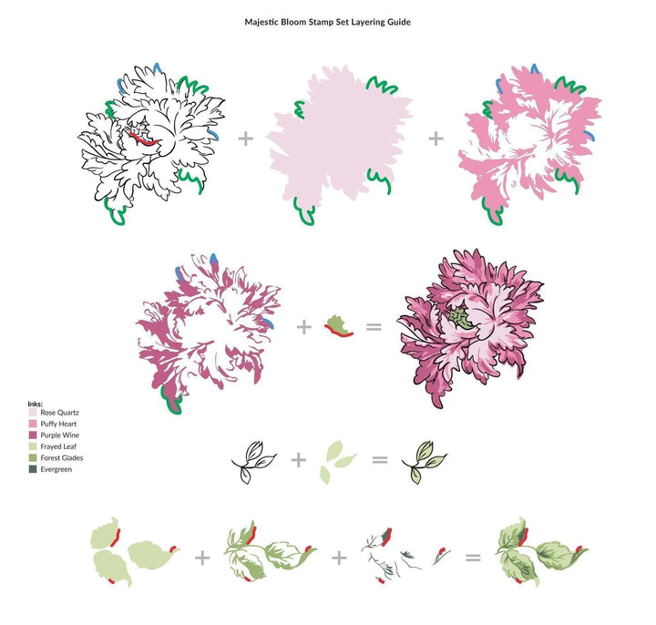 Stamp & Die Bundle Majestic Bloom