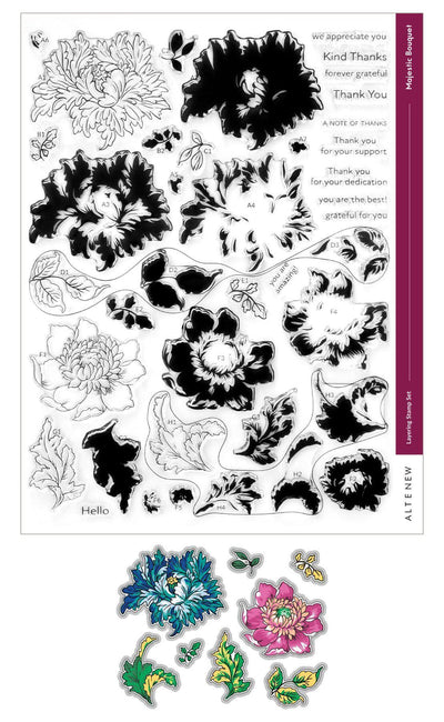 Stamp & Die Bundle Majestic Bouquet