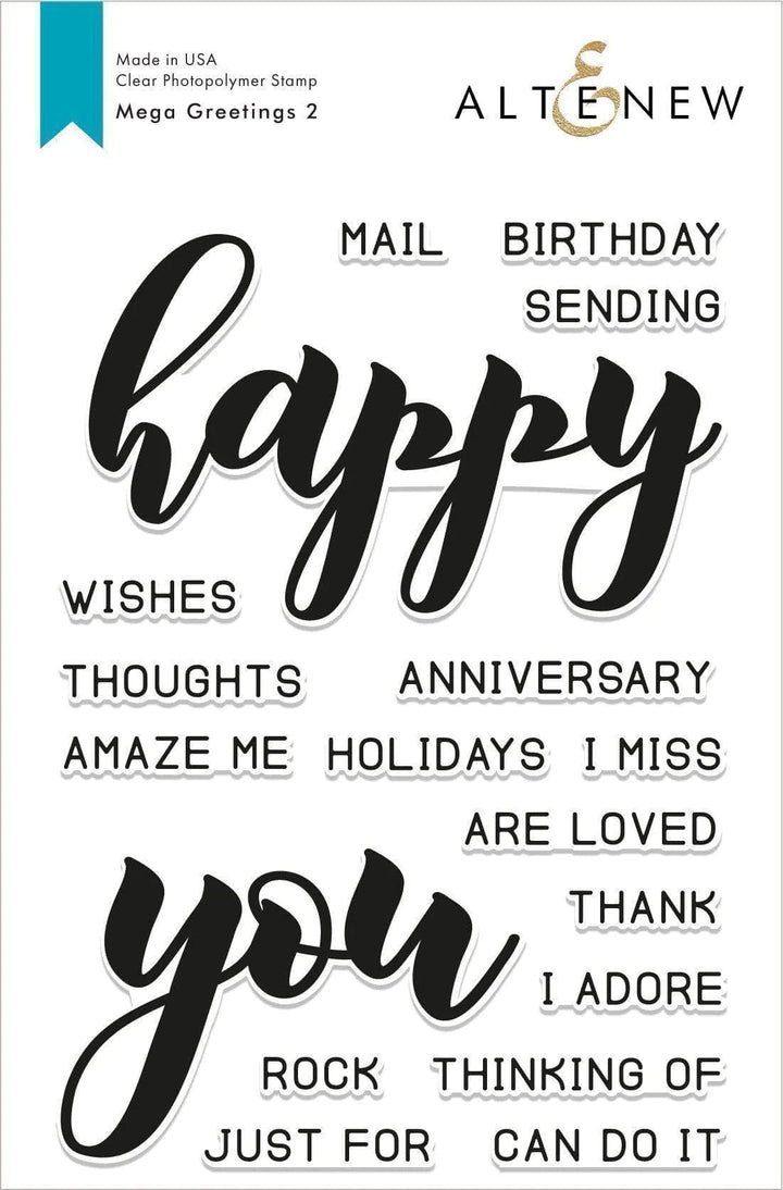 Stamp & Die Bundle Mega Greetings 2 Stamp & Die Bundle