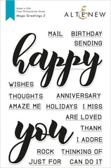 Stamp & Die Bundle Mega Greetings 2 Stamp & Die Bundle