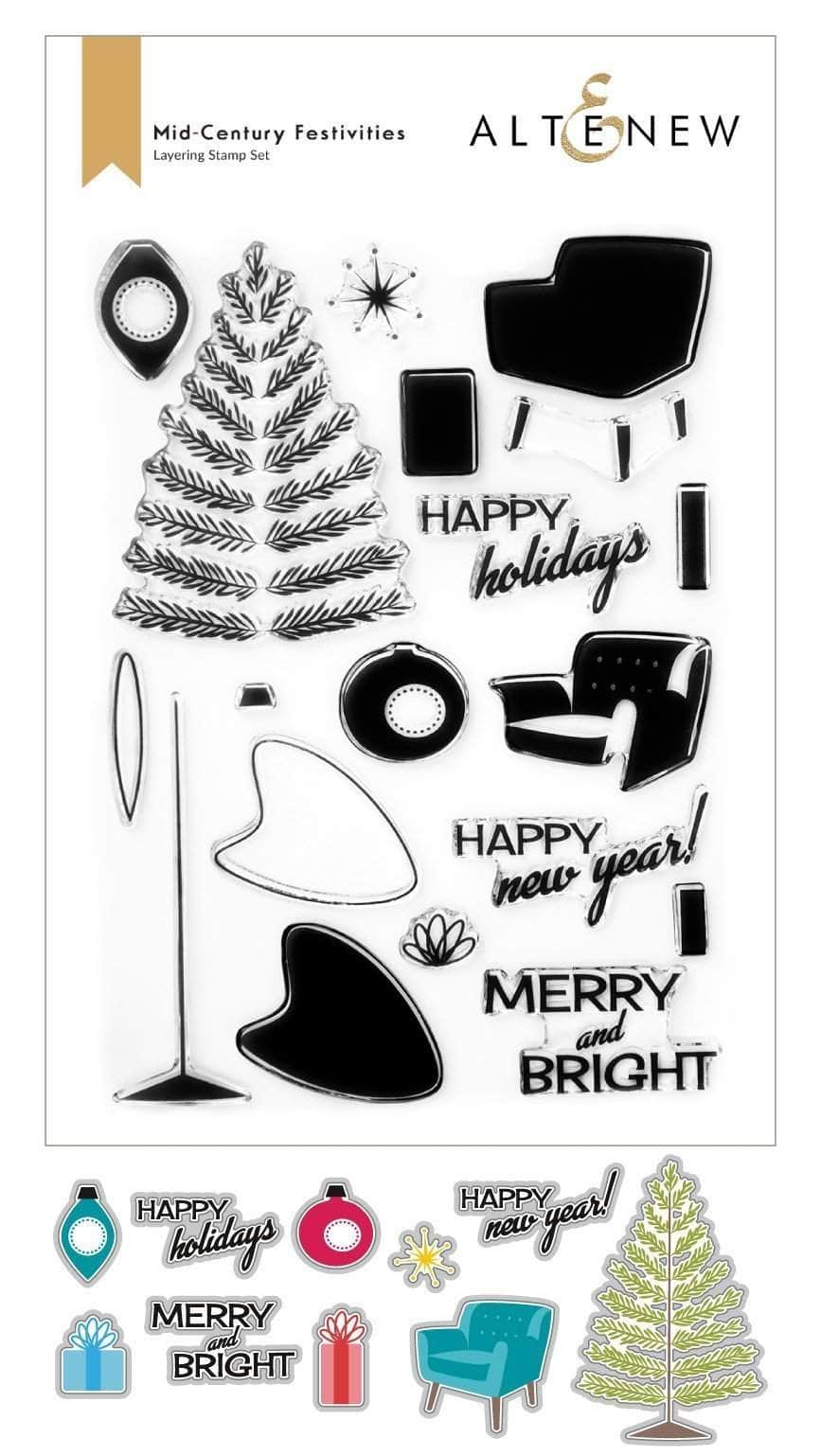 Stamp & Die Bundle Mid Century Festivities