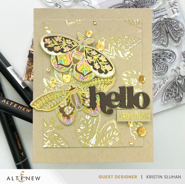 Stamp & Die Bundle Midnight Moths